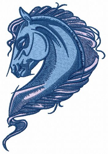 Horse heart 6 machine embroidery design