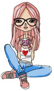 Young photographer 2 embroidery design