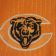 Chicago Bears logo design on towel embroidered