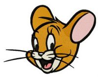Jerry muzzle embroidery design
