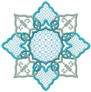 Wind embroidery design