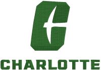 Charlotte 49ers logo 2020 alternate embroidery design
