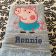 Peppa Pig with mum design on towel1