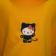 Embroidred yellow jacket with Hello Kitty
