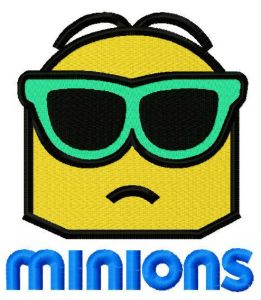 Strong Minion 2 embroidery design