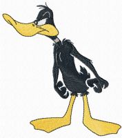 Daffy Duck embroidery design
