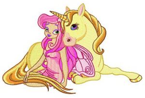 Magical union embroidery design