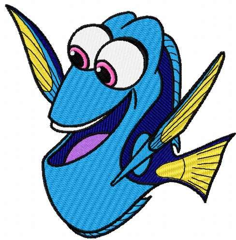 Dory embroidery design 2.