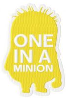 Silhouette of Minion embroidery design