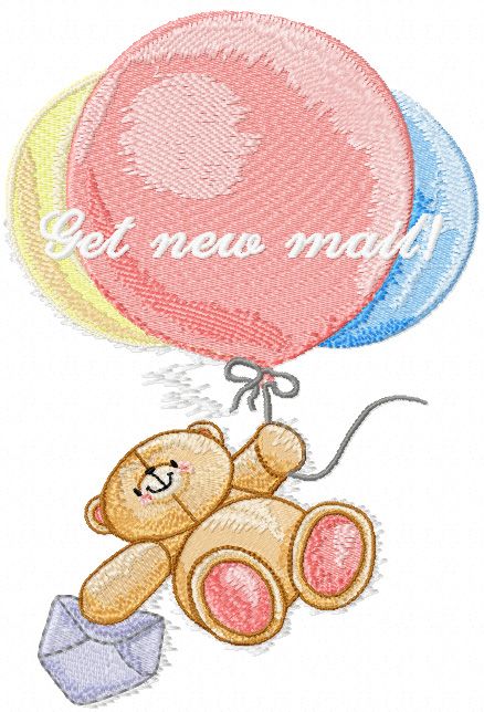 Forever Friends with bubbles machine embroidery design