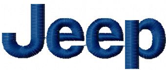 JEEP Logo machine embroidery design