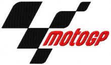 MotoGP logo embroidery design