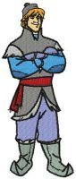 Kristoff embroidery design