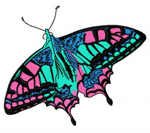 Butterfly 19 machine embroidery design