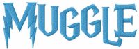Muggle embroidery design