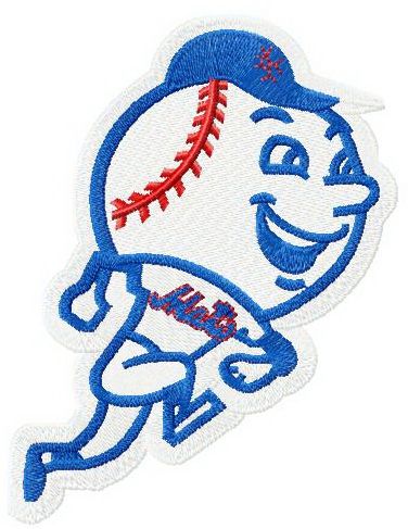 New York Mets logo 2 machine embroidery design