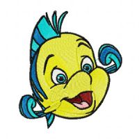 Flounder  embroidery design