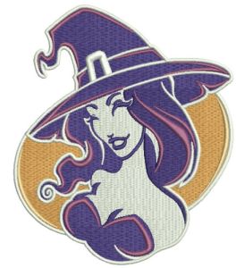 Sexy witch 9 embroidery design