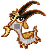 Jeb Goat embroidery design