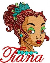 Tiana 5 embroidery design