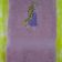 Tangled Beautiful embroidery design on violet bath  towel 