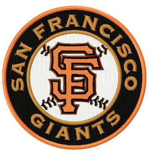 San Francisco Giants Logo 4 machine embroidery design
