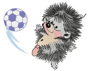 Small hedgehog 2 embroidery design