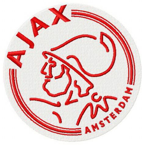 AFC Ajax logo machine embroidery design