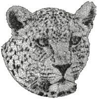 Leopard free embroidery design 2