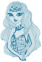 Mysterious stranger 3 embroidery design
