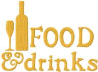 Food and Drink free machine embroidery design
