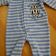Juventus Logo on embroidered baby romper