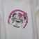 Shirt with Stylish pug dog embroidery design
