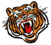Bengal tiger 4 embroidery design