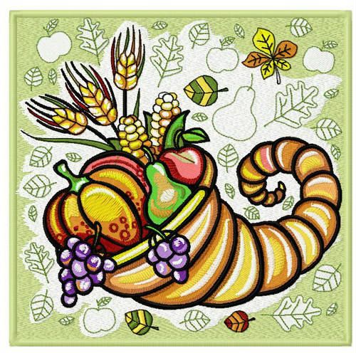 Thanksgiving day 5 machine embroidery design