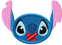 Stitch Smile Don't Talk embroidery design