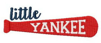 Little yankee machine embroidery design