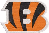 Cincinnati Bengals classic logo embroidery design