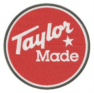 TaylorMade Golf Company logo embroidery design