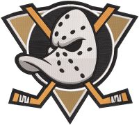 Anaheim Ducks Jersey Logo embroidery design