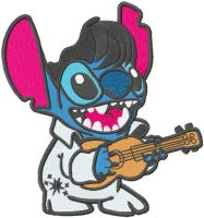 Elvis Stitch embroidery design