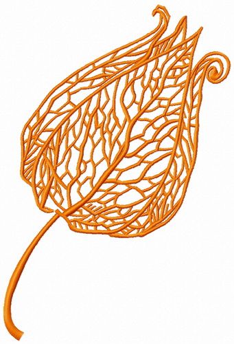 Physalis 4 machine embroidery design