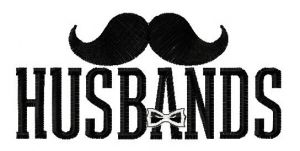 Husbands embroidery design