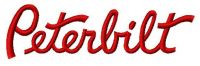 Peterbilt logo 2 embroidery design