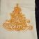 Christmas decoration embroidered
