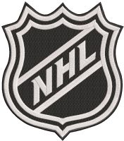 NHL logo embroidery design