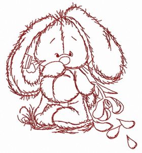 Excuse me 2 embroidery design