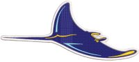 Tampa Bay Rays alternate logo embroidery design