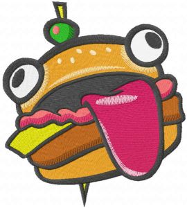 Durr Burger embroidery design