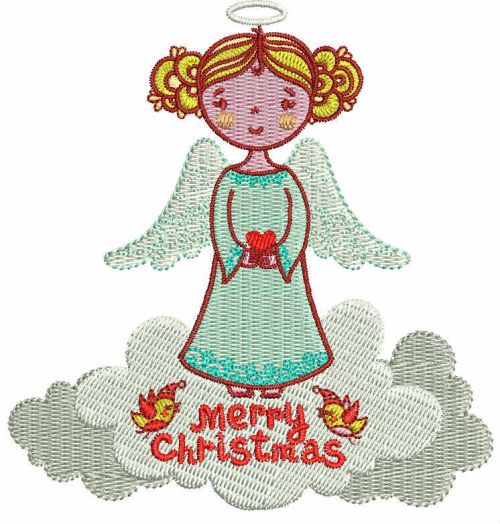 Christmas Angel 2 machine embroidery design